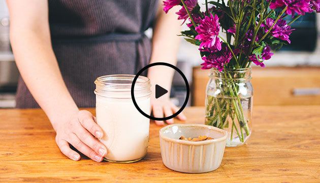 Make Your Own Almond Milk [video]
