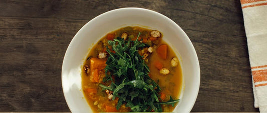 Roasted Kabocha Squash Soup Recipe with Fennel and Ginger [video]