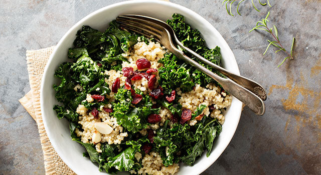 Summer Recipe: Kale Quinoa Salad with Zesty Vinaigrette
