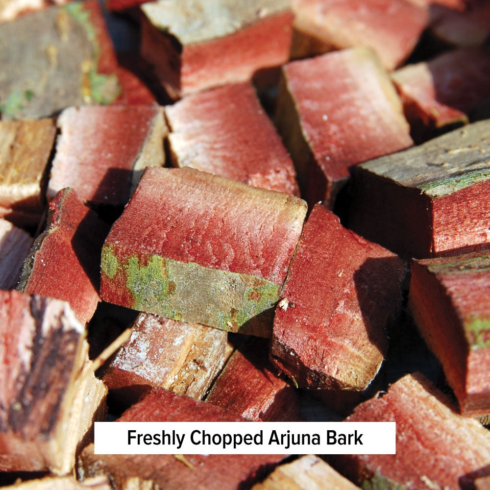 Freshly Chopped Arjuna Bark