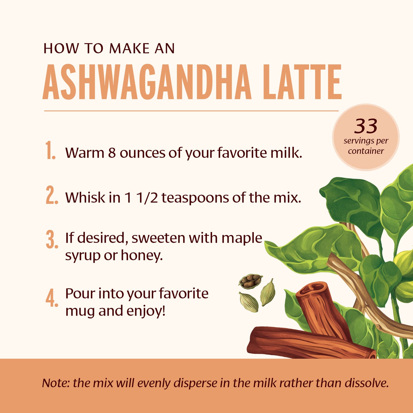 Ashwagandha Latte Mix How to Make