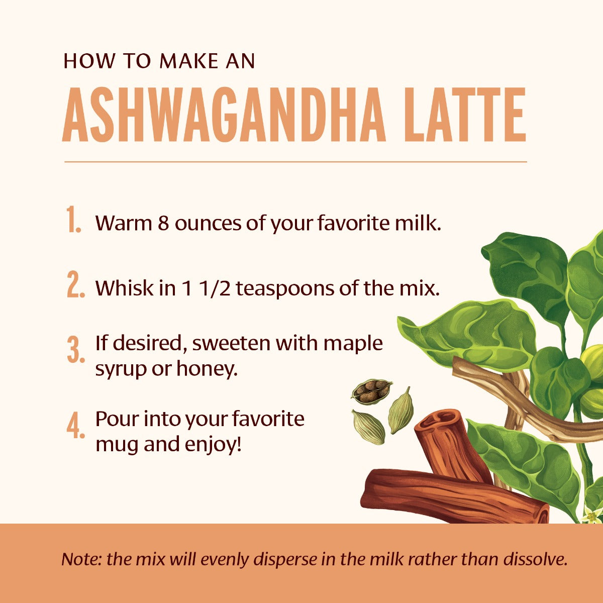 ashwagandha latte how to make