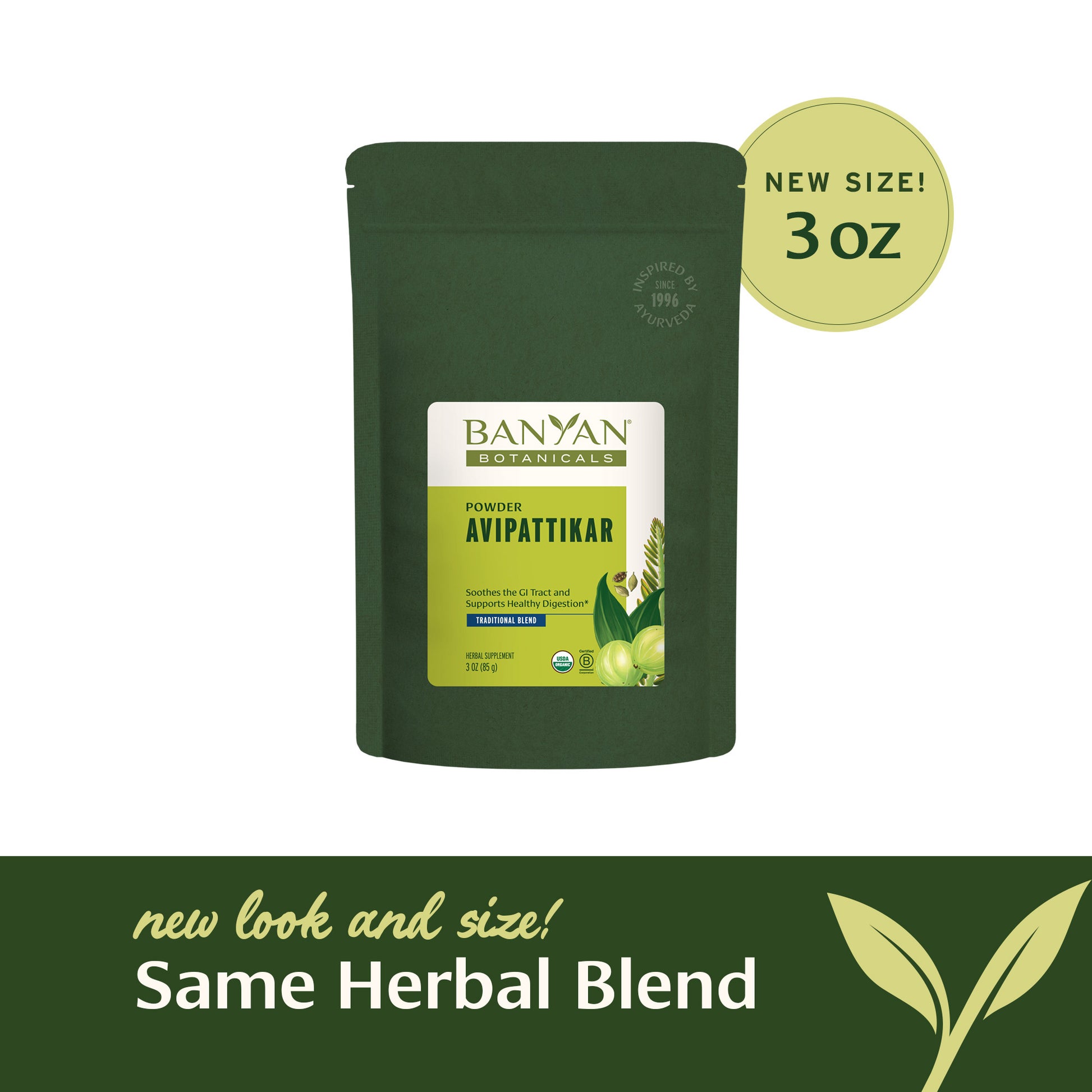 3 oz: New look and size! Same Herbal Blend