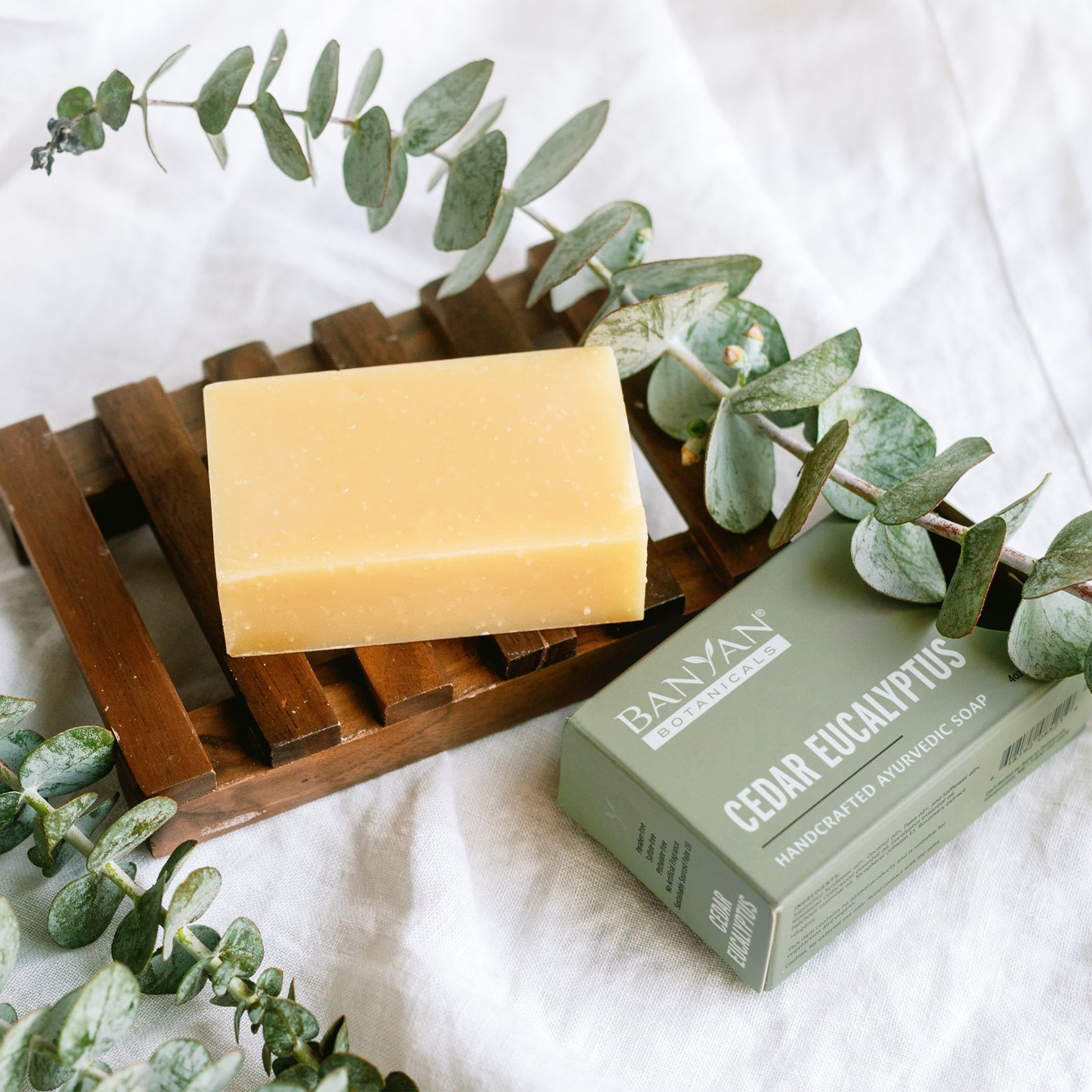 For Him For Men Gift Bundle Cedar Eucalyptus Soap