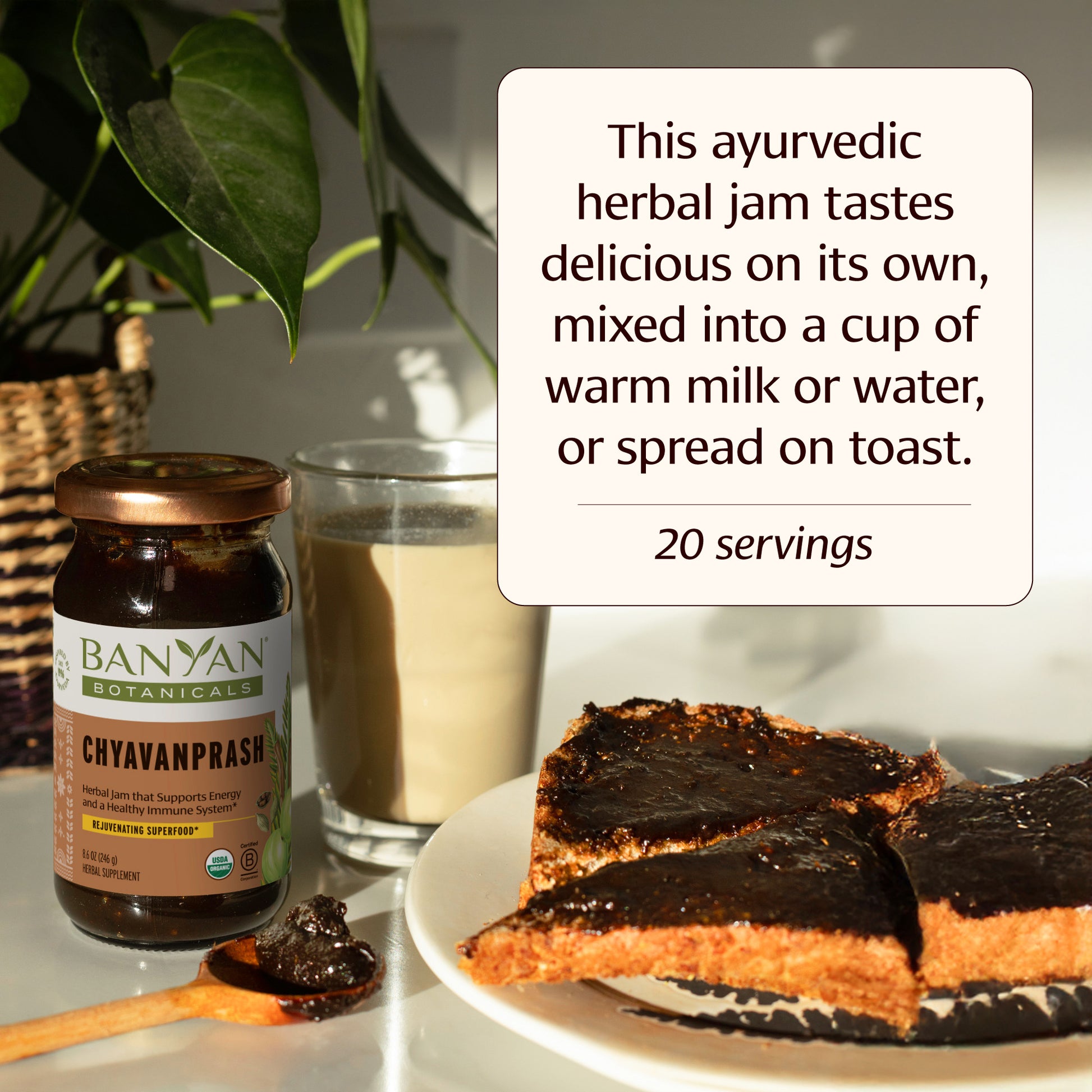 8.6 oz: Chyavanprash Ayurvedic Herbal Jam Servings