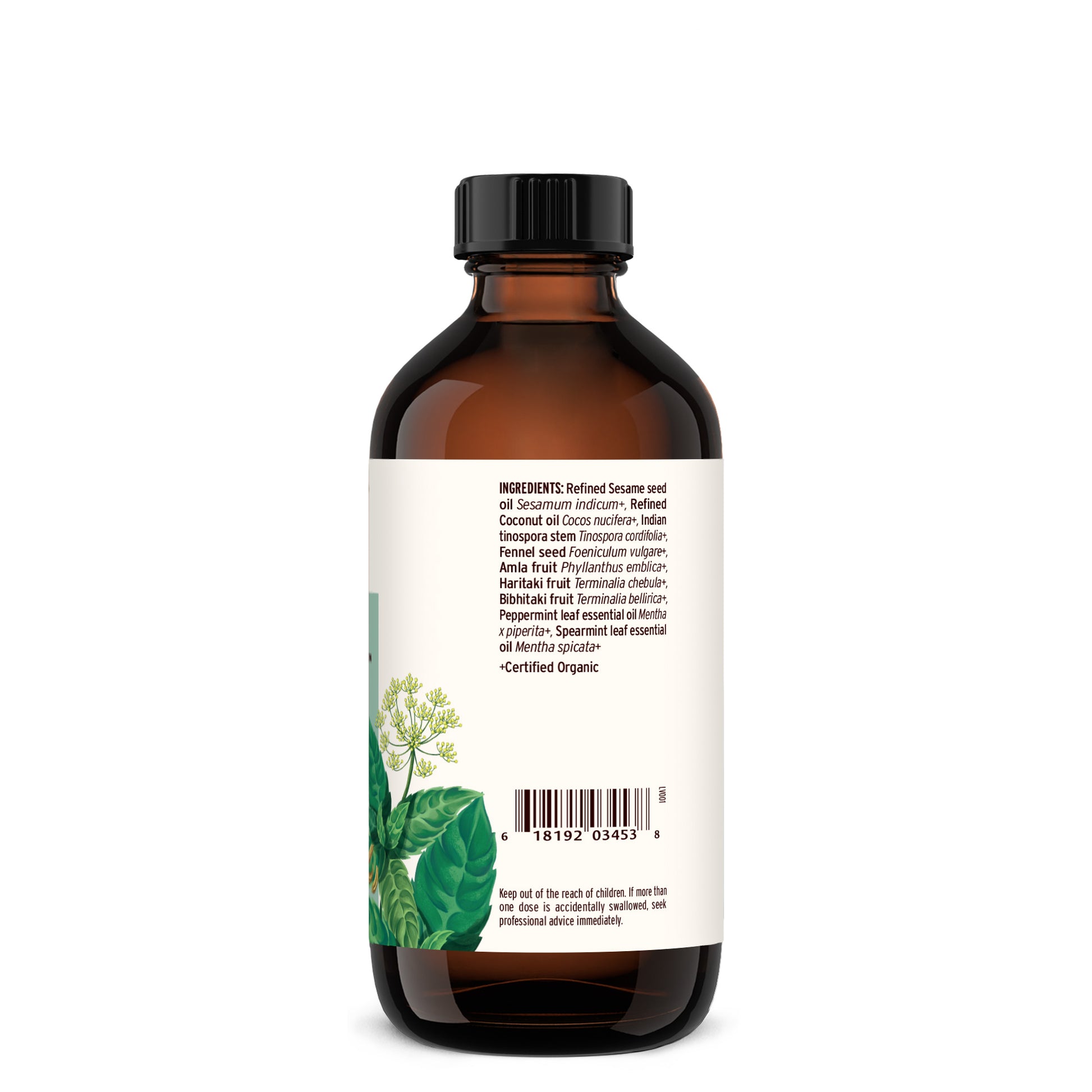 8 fl oz: Daily Swish Mint Oil Pulling Ingredients