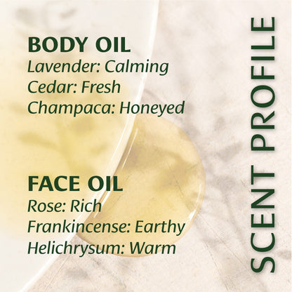 Ayurvedic Body and Face Oil Scent profile