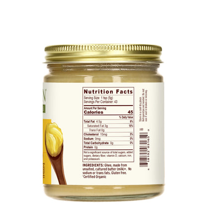 7.5 oz: Ghee Nutrition Facts 