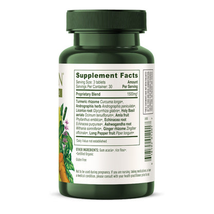 Immune Strong™ tablets Supplement Facts