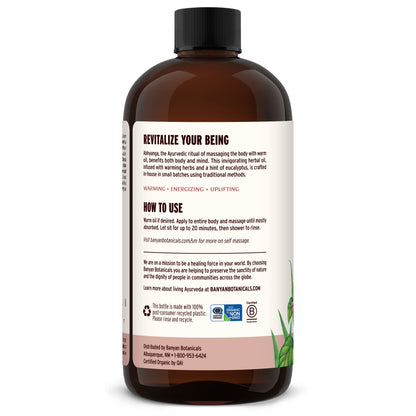 24 fl oz: Kapha Massage Oil How to Use