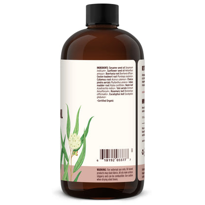 24 fl oz: Kapha Massage Oil Ingredients