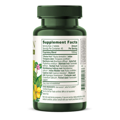 Kidney Formula Supplement Facts 