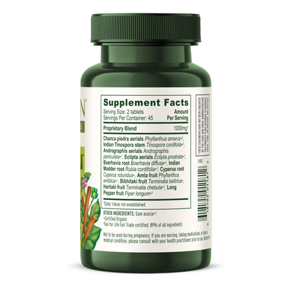 Liver Formula tablets Supplement Facts