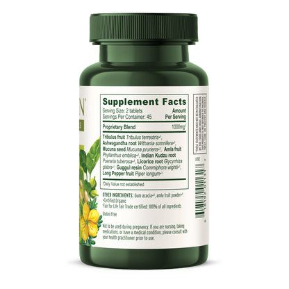 Men's Support Tablets Supplement Facts