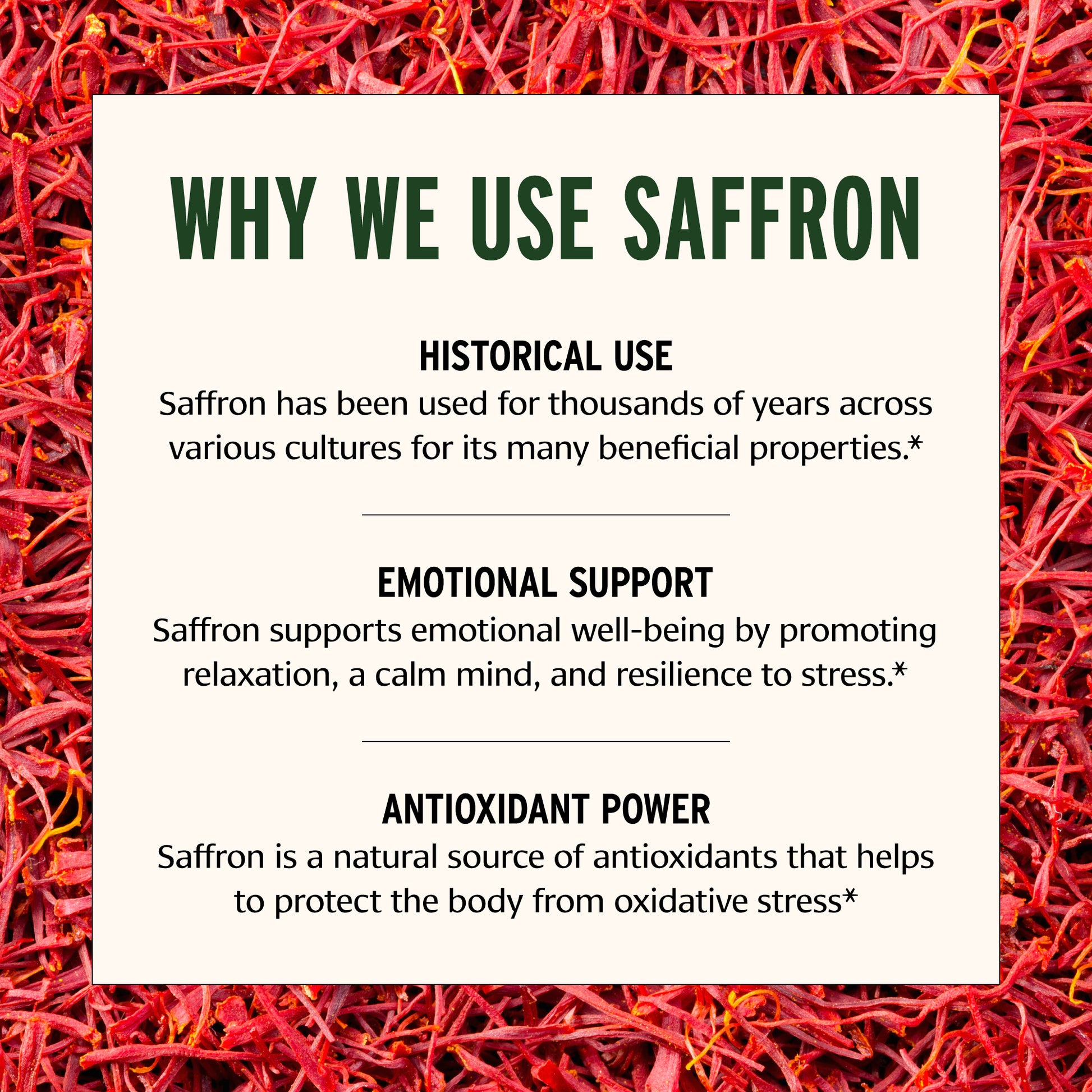 Mood Support Saffron Highlight