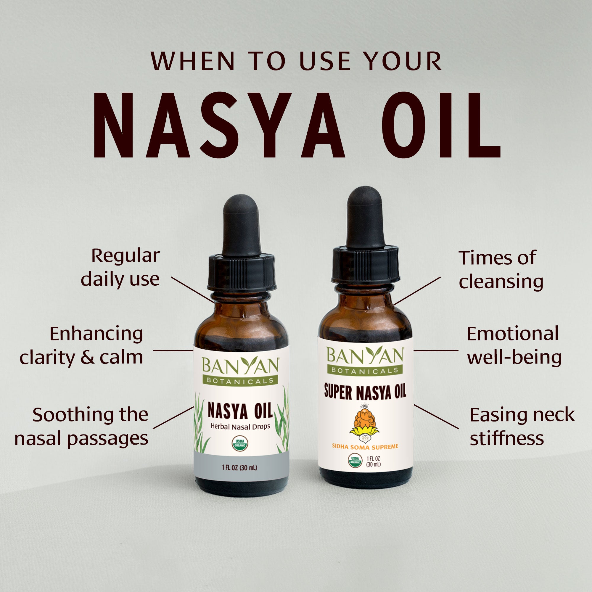 Nasya Oil Bundle – Banyan Botanicals