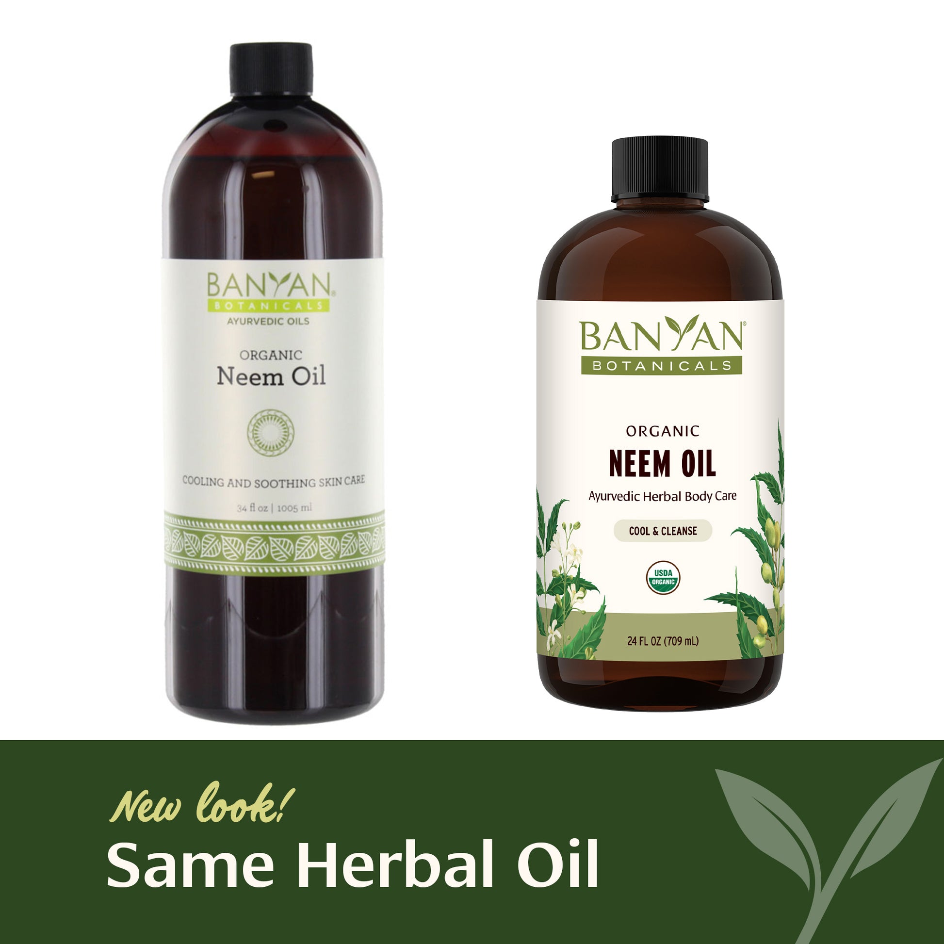 24 fl oz: Neem Oil Rebrand