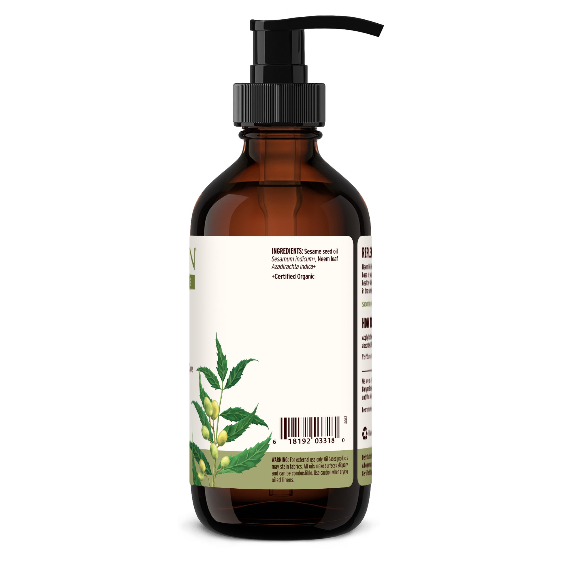 8 fl oz: Neem Oil Ingredients