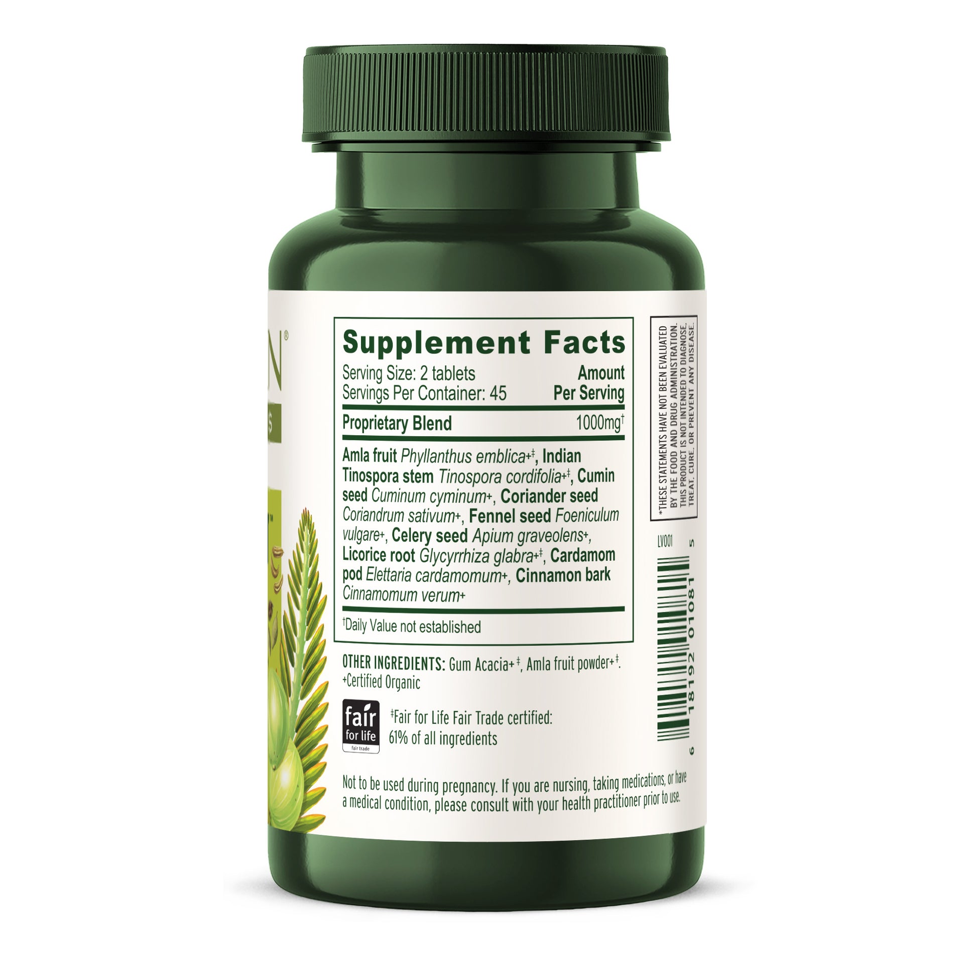 Pitta Digest™ tablets Supplement Facts