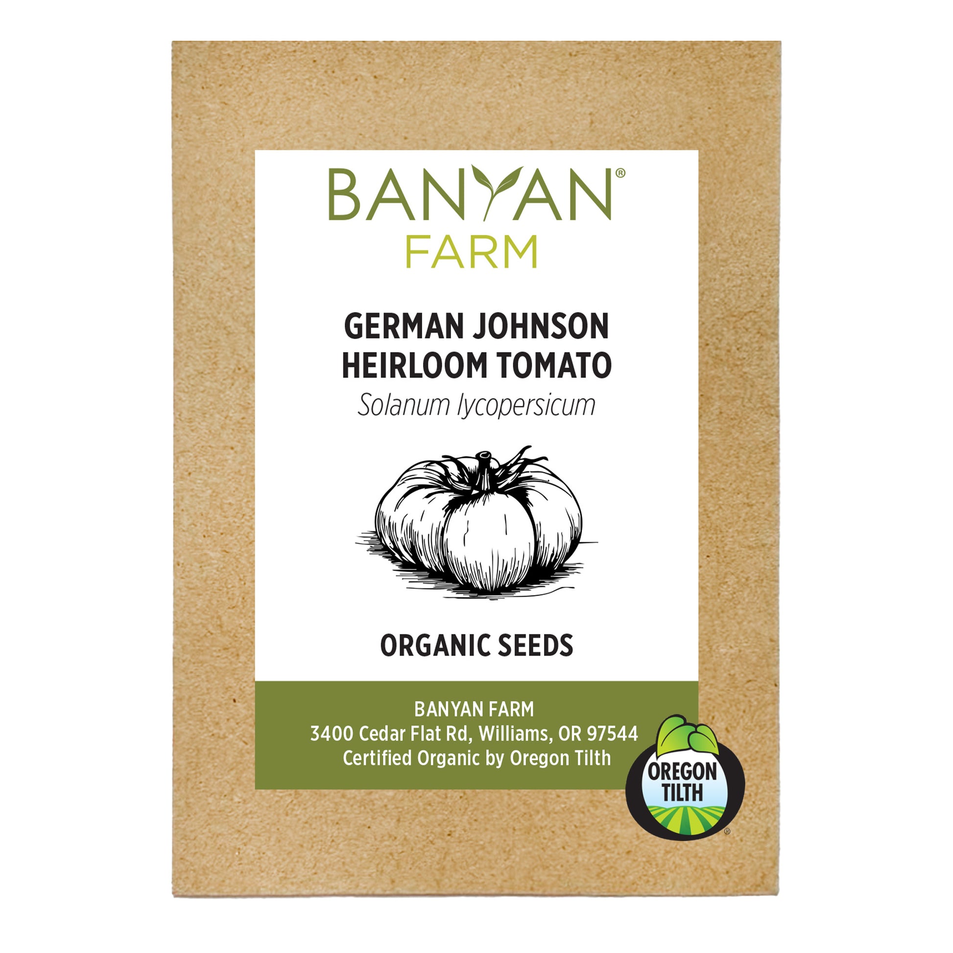 German Johnson Heirloom Organic Tomato Seeds