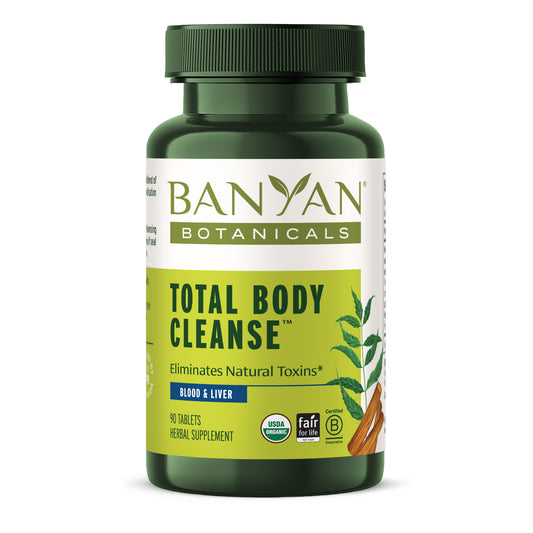 Banyan Total Body Cleanse tablet bottle