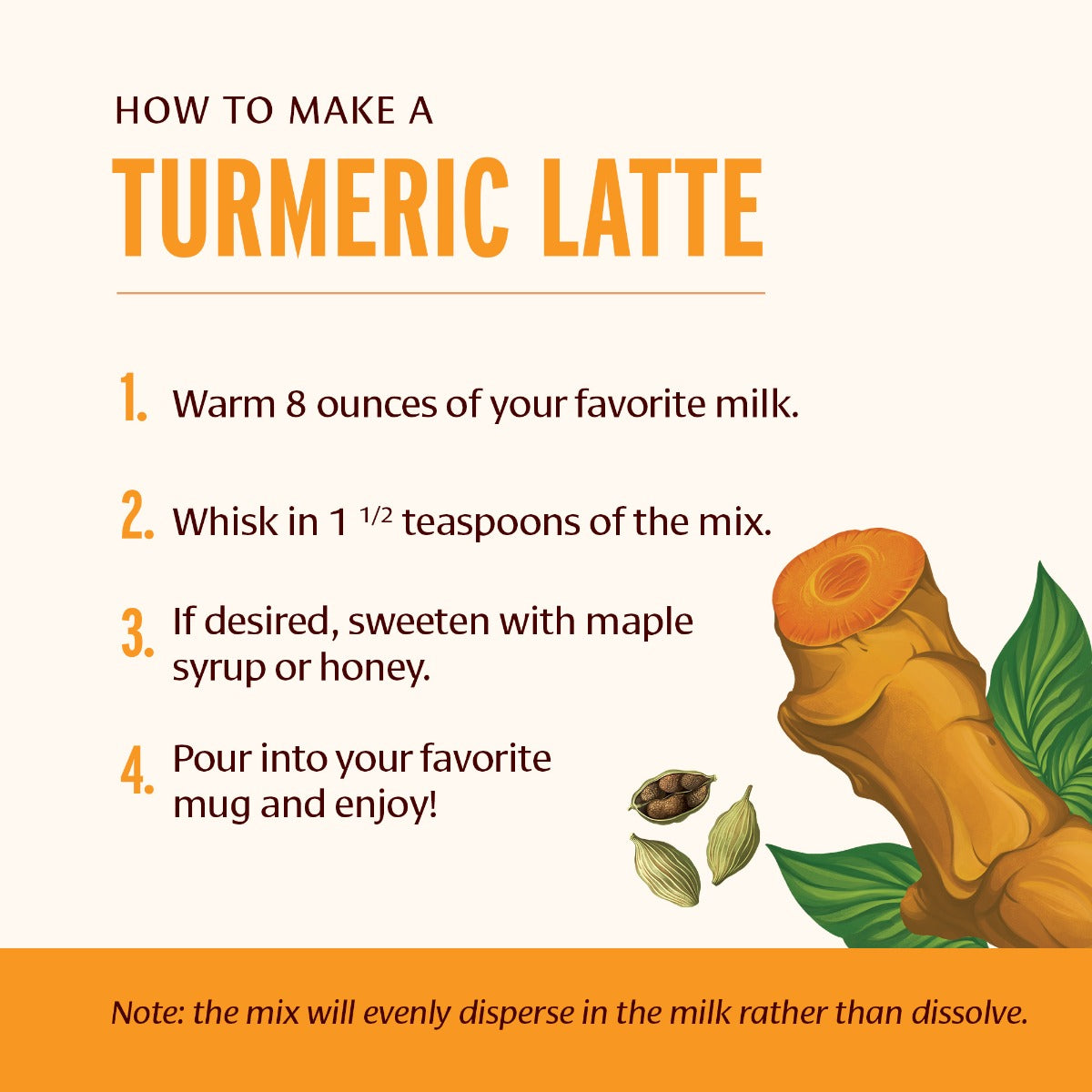 Turmeric Milk Mix How to Make