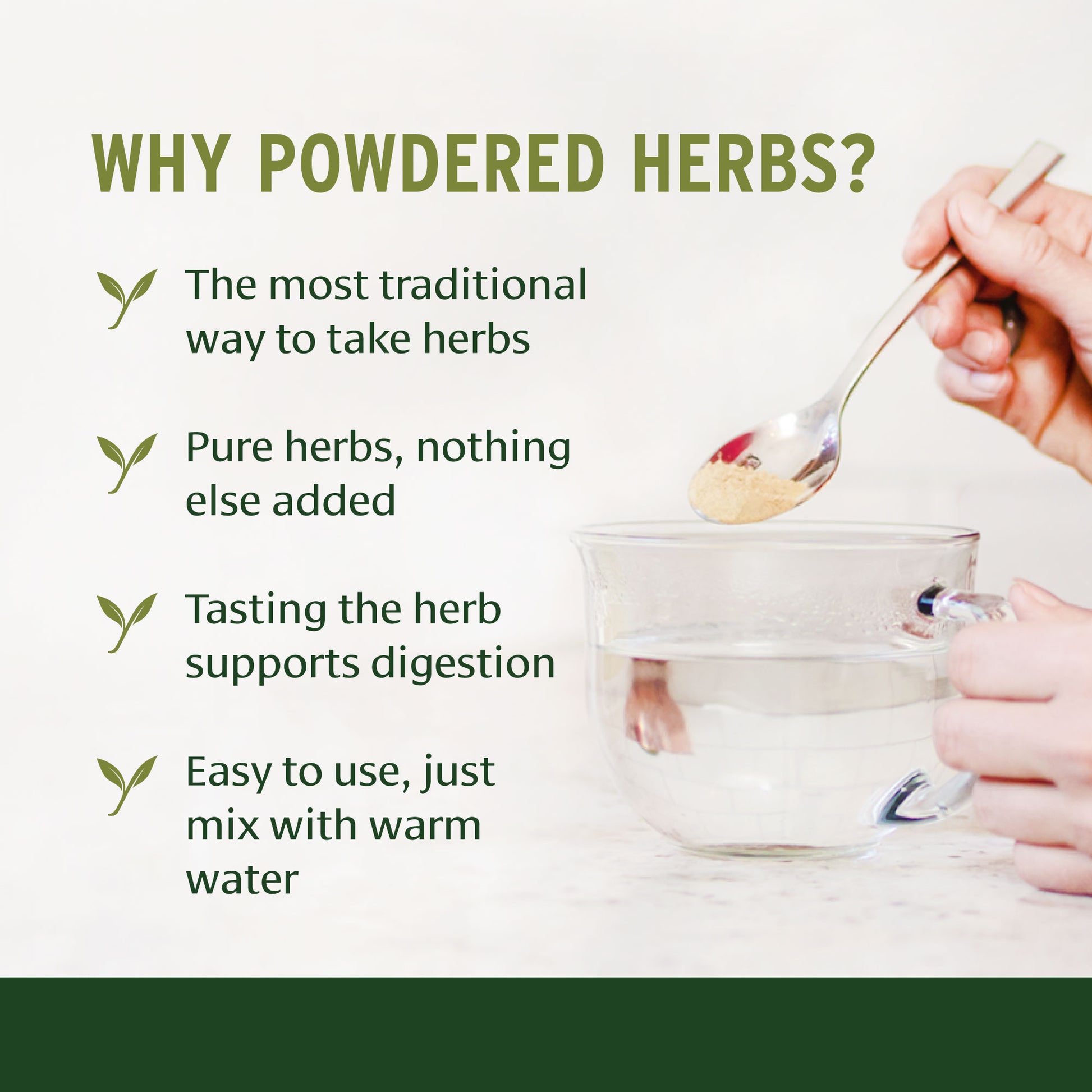 Why Powdered Herbs?